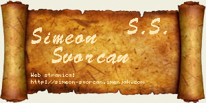 Simeon Svorcan vizit kartica